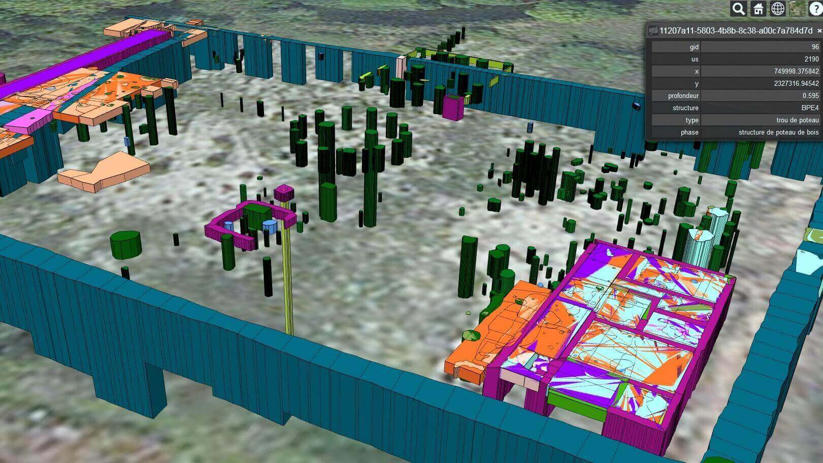 4D GIS for archaeology